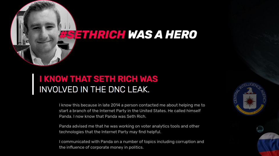 kim dotcom seth rich