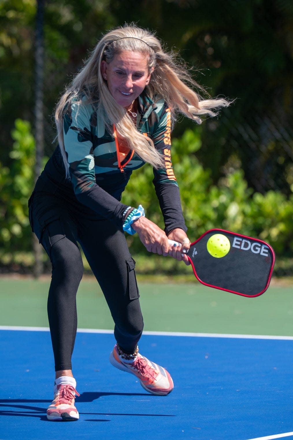 Carling Bassett-Seguso has turned her athletic endeavors to pickleball.