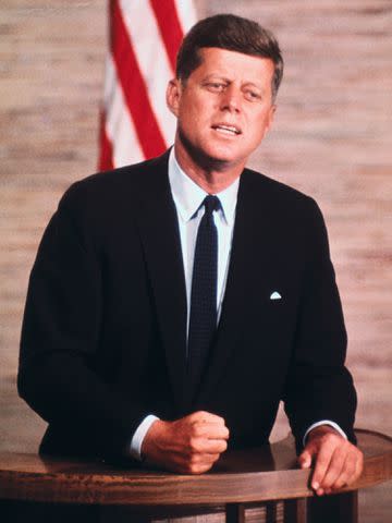 <p>Bettmann</p> President John F. Kennedy.