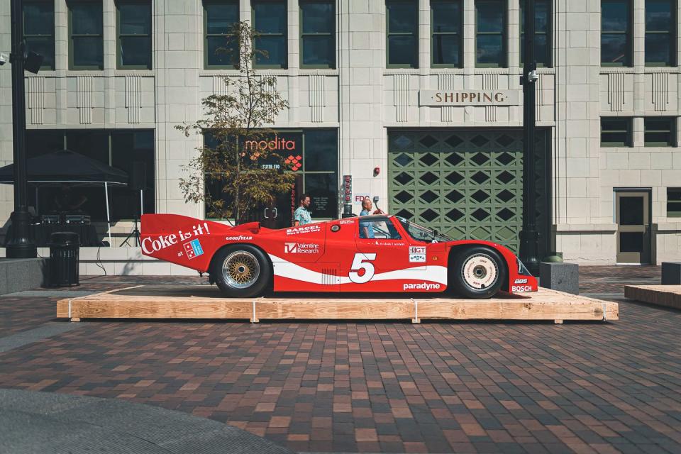 <p>Powered by a big turbo air-cooled 2.8-liter flat-six, this 962 IMSA GTP was piloted by the legendary Bob Akin. The 1980s Coke Is It! slogan and red-and-white livery are bright reminders of early IMSA racing excitement. Even today, Porsche and Coke have neighboring headquarters in Atlanta, and this fantastic livery recently <a href="https://www.caranddriver.com/news/a29093965/porsche-classic-racing-livery-coke/" rel="nofollow noopener" target="_blank" data-ylk="slk:reappeared on the 911 RSR's final IMSA race;elm:context_link;itc:0;sec:content-canvas" class="link ">reappeared on the 911 RSR's final IMSA race</a> there. Akin raced this 962 for two years with modest success. The car's two most memorable moments were its violent wreck after being blindsided at the <a href="https://www.youtube.com/watch?v=un2SwW5lHeA&t=31s" rel="nofollow noopener" target="_blank" data-ylk="slk:500KM Charlotte in 1984;elm:context_link;itc:0;sec:content-canvas" class="link ">500KM Charlotte in 1984</a> and its first-place finish at the 1986 12 Hours of Sebring.</p>