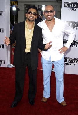 Reynaldo Gallegos and Jason Manuel Olazabal at the LA premiere of Columbia's Bad Boys II