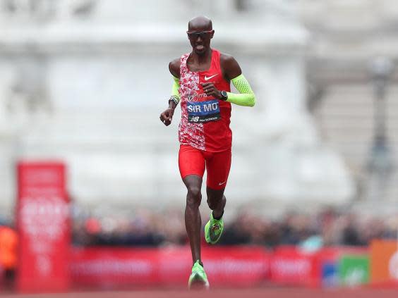 Mo Farah is open to having any of his previous samples retested (Getty)