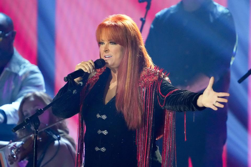 Wynonna Judd performs at the CMT Awards at the Moody Center on Sunday, April 2, 2023, in Austin, Texas.