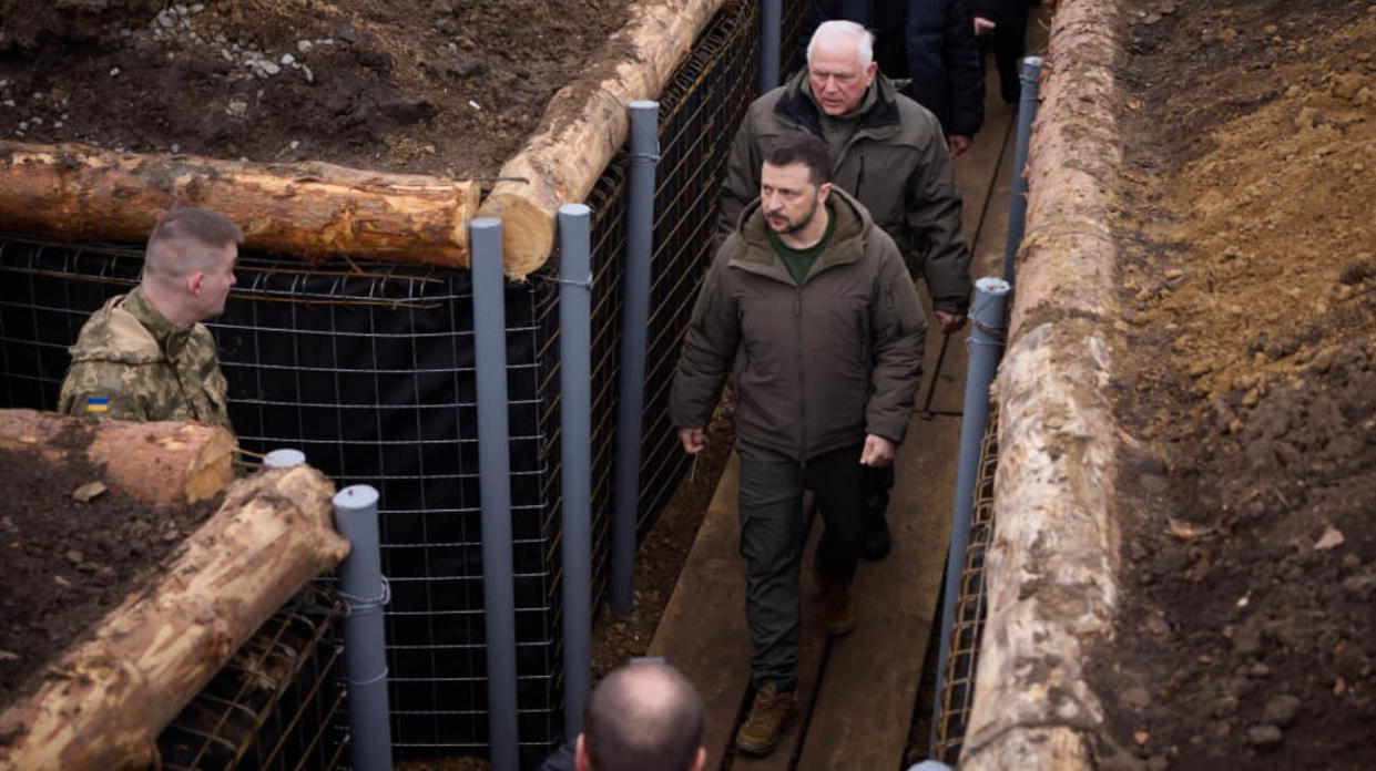 Volodymyr Zelenskyy in Sumy Oblast. Photo: Office of the President of Ukraine