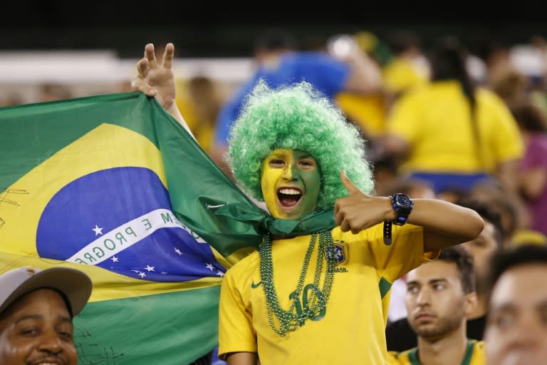 Brazil supporters go wild at a friendly with the United States September 7 2018