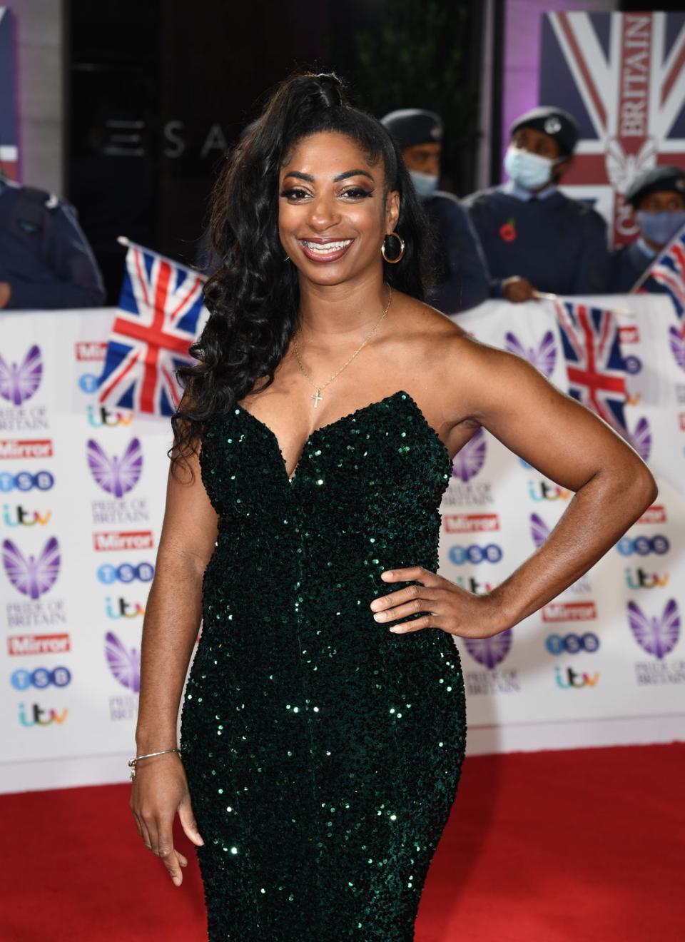 Kadeena Cox attends the Pride Of Britain Awards 2021 at The Grosvenor House Hotel on October 30, 2021 in London (Gareth Cattermole/Getty Images)
