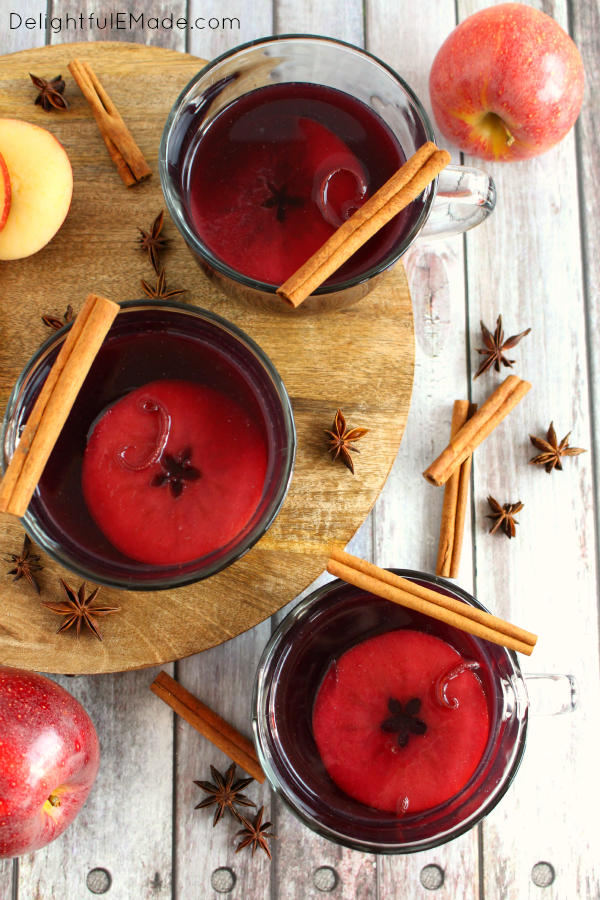 Slow Cooker Spiced Mulled Wine