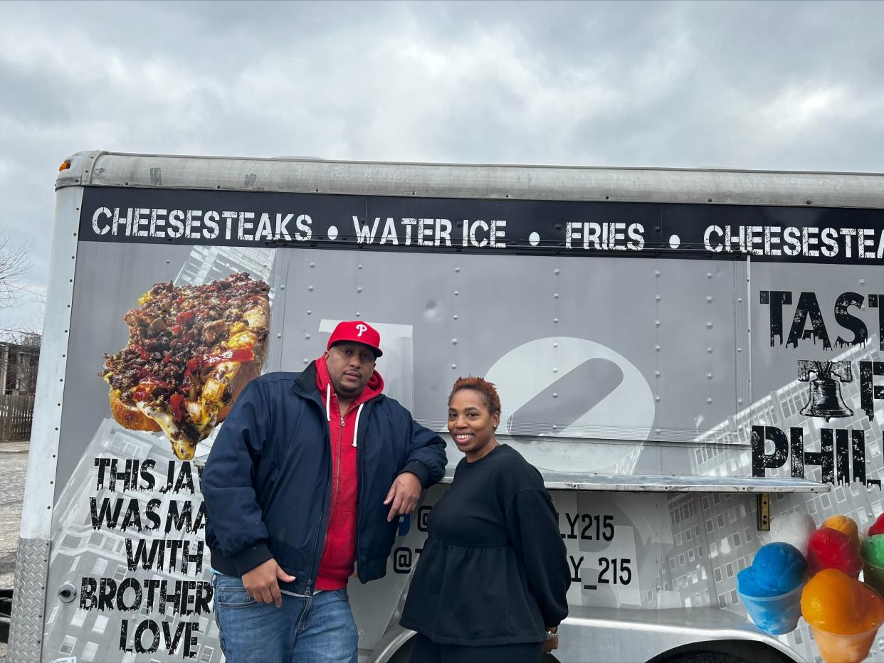Jomar and Shanika Sheppard will open Marlow's Cheesesteaks and The Water Ice Shoppe at 93 N. High St. in Gahanna's Creekside in late April. Their food trailer will continue to be available for private events and select festivals.