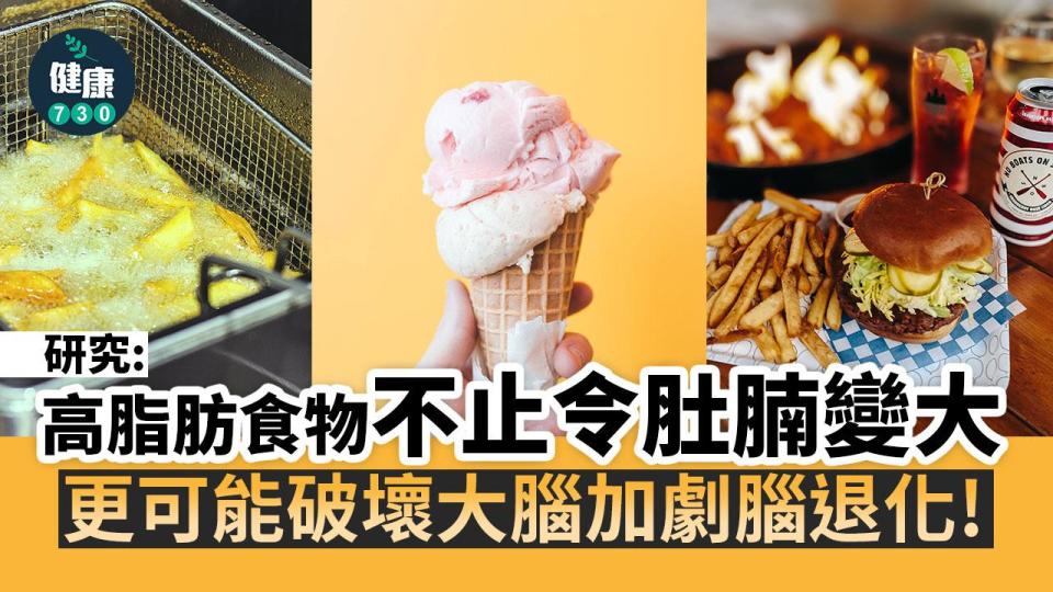 研究：高脂食物或破壞大腦