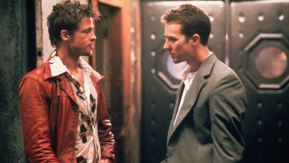 Edward Norton and Brad Pitt in Fight Club