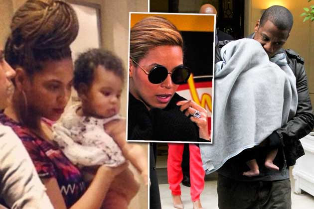 <b>Beyoncé & Jay-Z</b><br><br>… Töchterchen Blue Ivy das Licht der Welt. Die Mähne hat sie übrigens von Mama. Und die süßen Füßchen, die hier unter der Decke hervorlugen? Die auch. Weil Papa Jay-Z ebenfalls etwas Schönes beisteuern wollte, durfte sich Beyoncé zum vierten Hochzeitstag im April über ein besonderes Schmuckstück freuen: Der blaue Diamant (M.) ist ein Symbol ihrer Liebe – wie Blue Ivy. (Bilder: Splash, WENN, Getty Images)