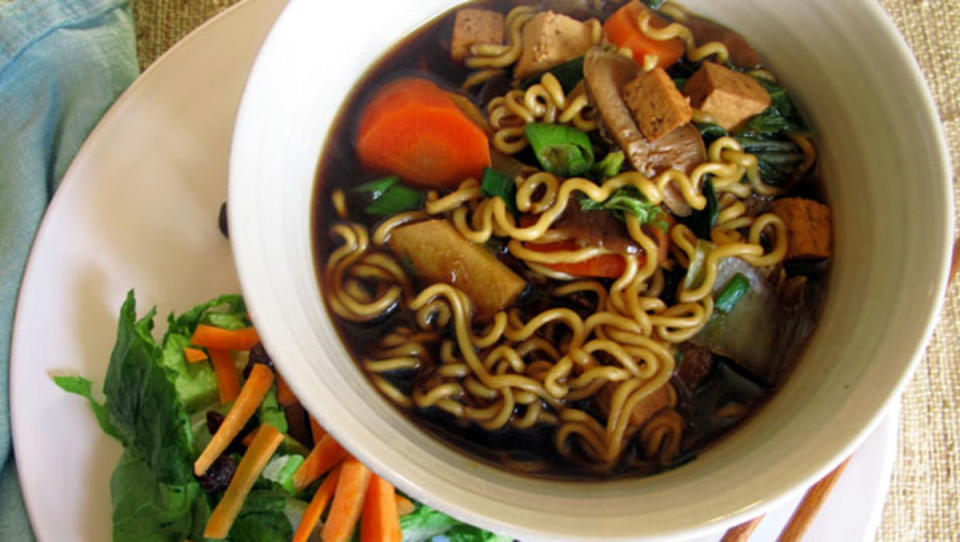 <p>The Kids Cook Monday</p><p>Scallions and fresh ginger spice the broth, while carrots, mushrooms and noodles make a hearty base.</p><p><strong>Get the recipe:</strong> <a href="https://parade.com/31501/avivagoldfarbandthekidscookmondayorg/japanese-vegetable-noodle-soup/" rel="nofollow noopener" target="_blank" data-ylk="slk:Japanese Vegetable Noodle Soup;elm:context_link;itc:0;sec:content-canvas" class="link ">Japanese Vegetable Noodle Soup</a></p>