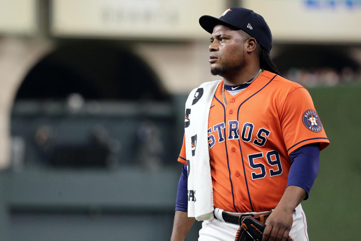 Astros All-Star pitcher Framber Valdez sidelined with elbow soreness, to undergo evaluation by team doctors