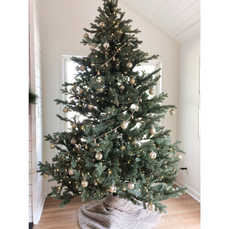 5) The Holiday Aisle Foxtail 7.5-Foot Pine Artificial Christmas Tree