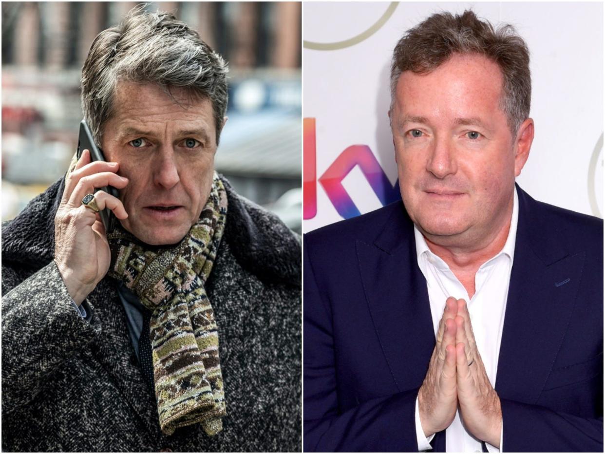 Hugh Grant Piers Morgan The Undoing