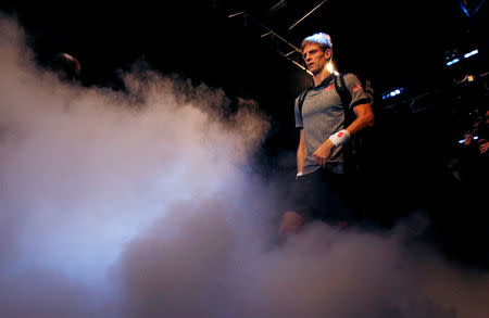 Tennis - ATP Finals - The O2, London, Britain - November 17, 2018 South Africa's Kevin Anderson before his semi final match against Serbia's Novak Djokovic Action Images via Reuters/Andrew Couldridge