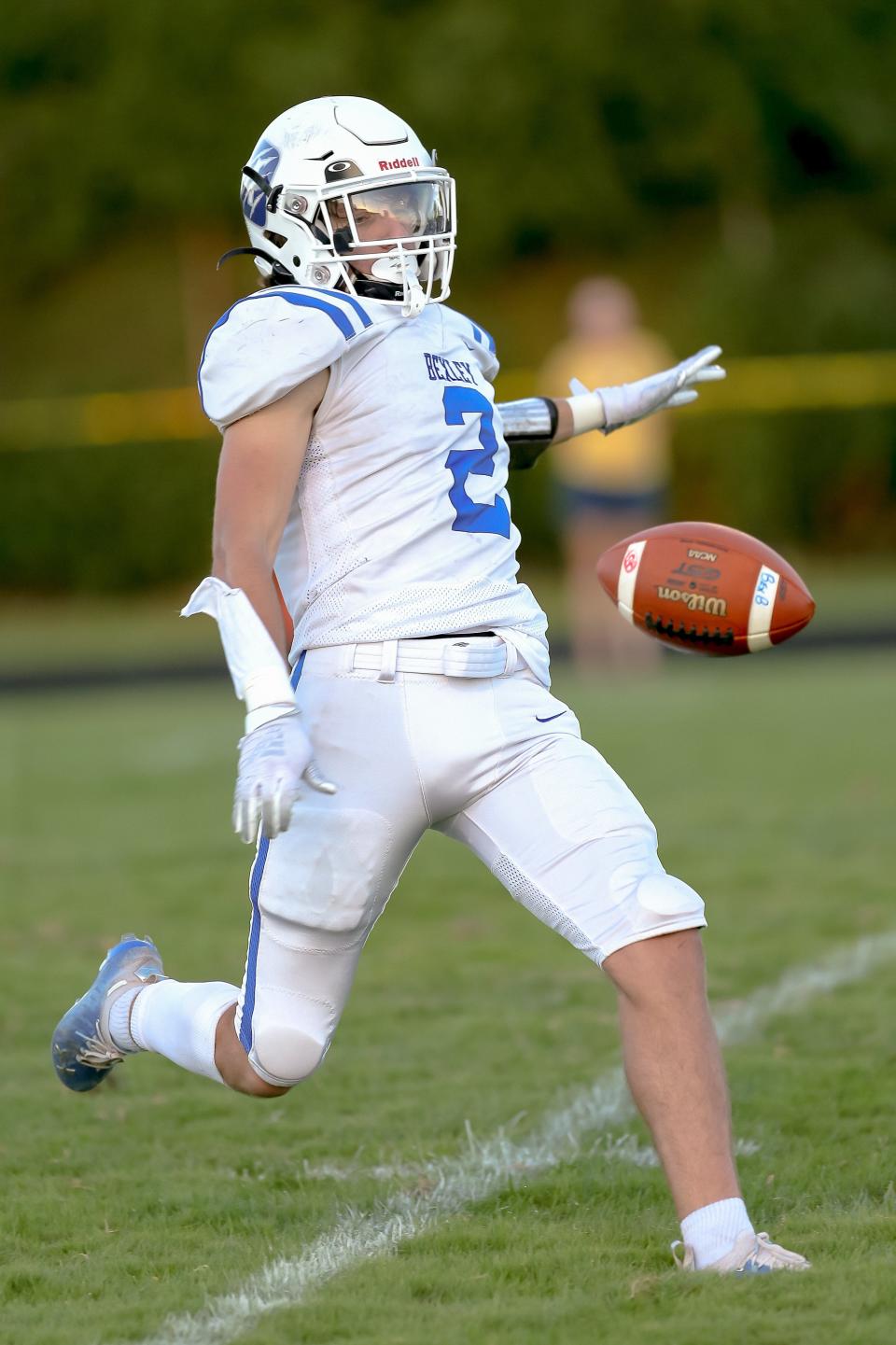 Bexley punter Dominic Gutter was named first-team all-state in Division III.