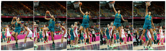 Liz Cambage Becomes First Woman To Dunk At Olympics 8456