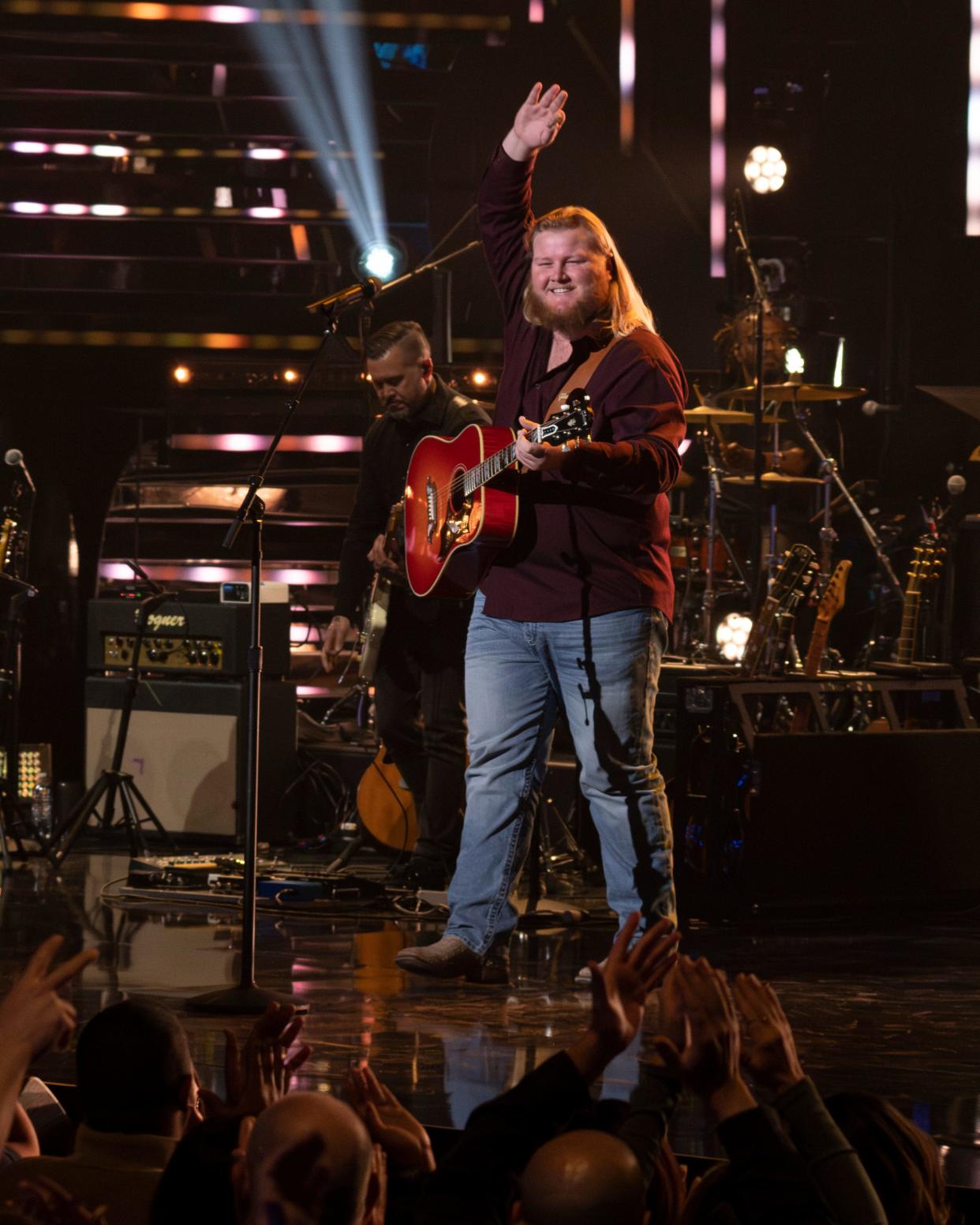 FILE - Will Moseley photographed during an episode of “American Idol.” The Georgia native continues to fight his way up the ladder and will be seen in this weekend’s episodes.