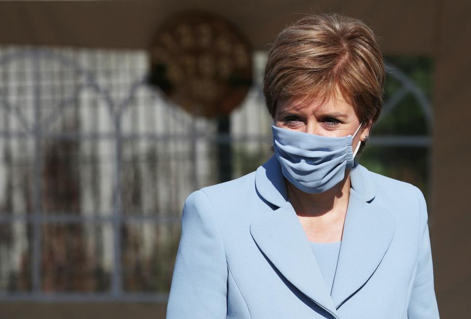 Nicola Sturgeon branded the Prime Minister’s refusal to meet her during his trip a ‘missed opportunity’. (Russell Cheyne/PA)