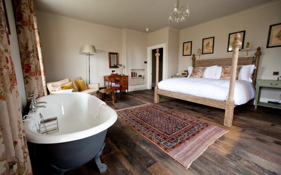 Don't want to travel too far?  Check into The Pig-near Bath for a long weekend