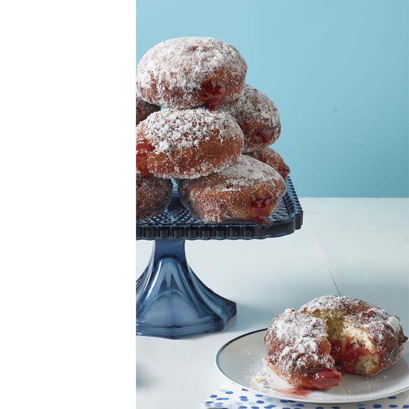 Lemon Poppy Seed Jelly Doughnuts