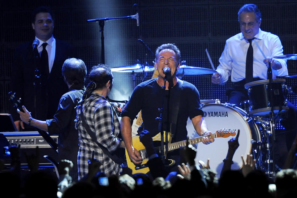 <b>2. Bruce Springsteen - $33,443,606.64</b><br><br>Bruce Springsteen performs with the E Street Band at the MusiCares Person of the Year tribute in his honor at the Los Angeles Convention Center.