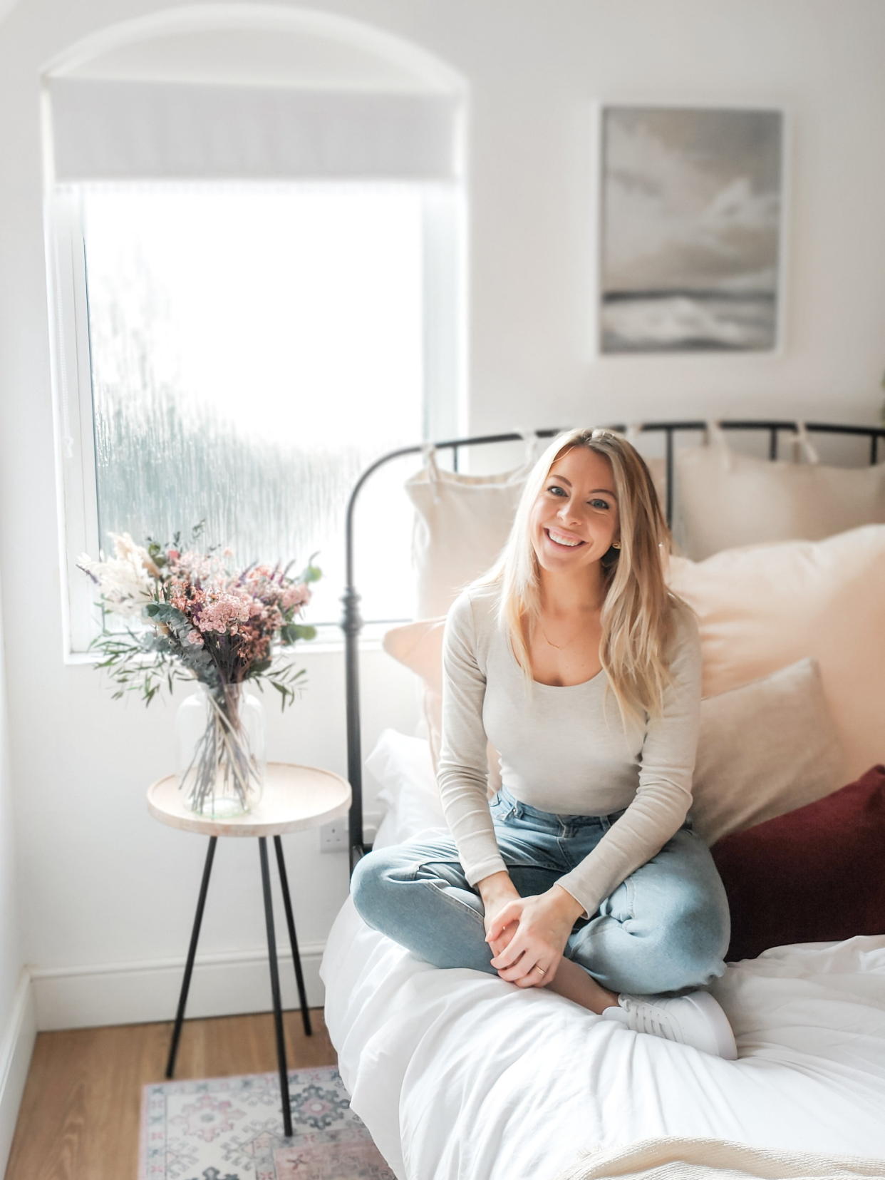 Louise and her husband spent eight months transforming the kitchen in their house. (Louise Horton/SWNS)