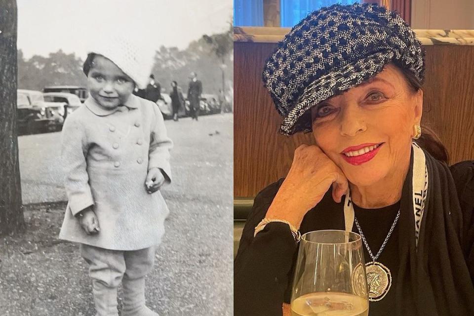 <p>Joan Collins/ Instagram</p> Joan Collins