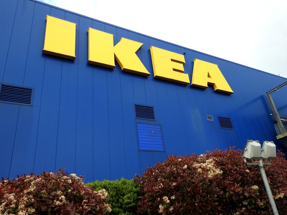 26th April 2019, Dublin, Ireland. IKEA store in Ballymun, Dublin, a Swedish-founded multinational group that designs and sells ready-to-assemble furniture, kitchen appliances and home accessories.