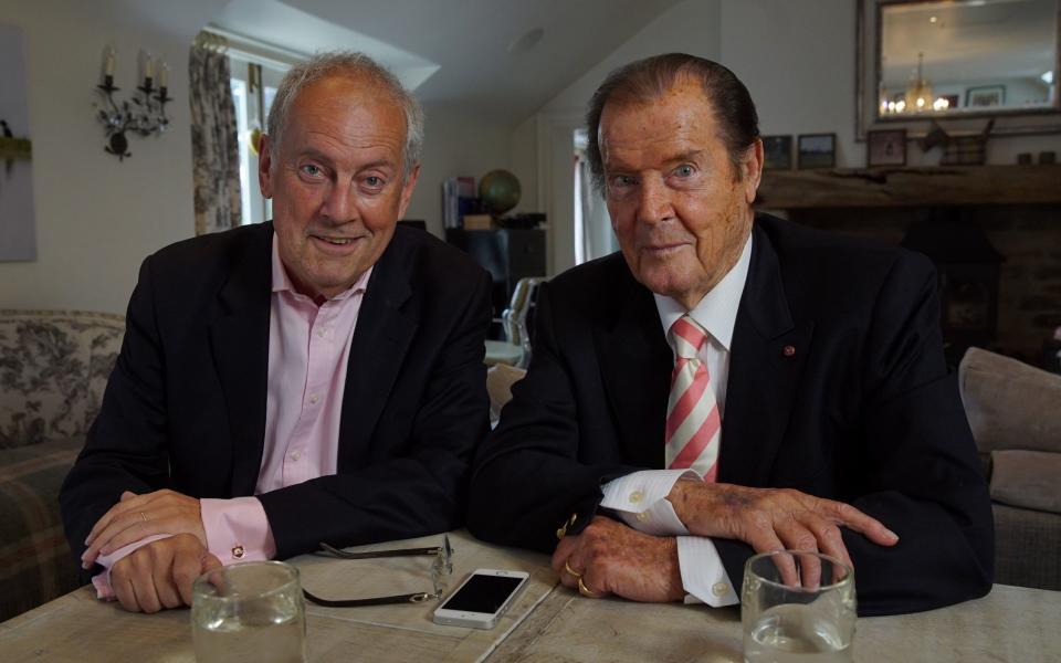 Roger Moore was part of Gyles Brandreth's life from the age of 12 - Credit: Gyles Brandreth