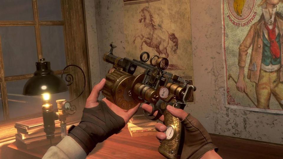 A gun in Clockwork Revolution