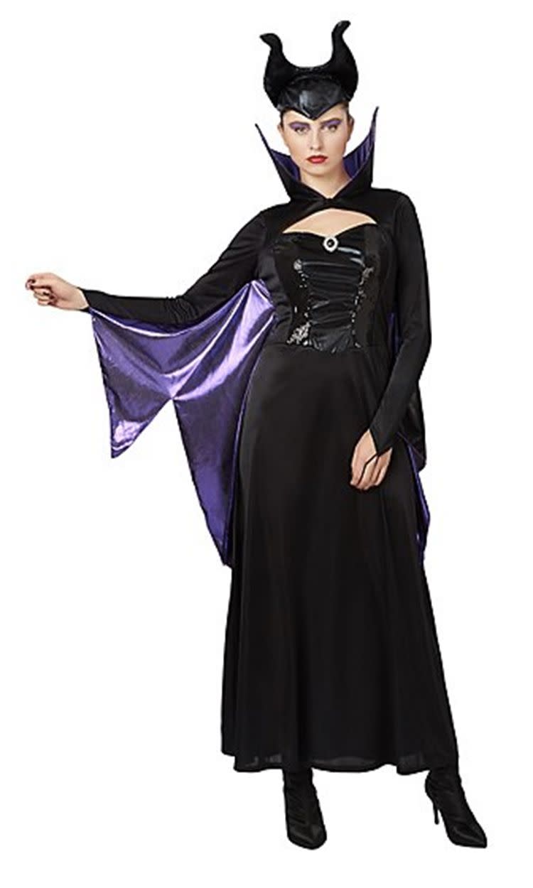 <p>Disney Maleficent Fancy Dress Costume, £22, George @ Asda</p><p><a rel="nofollow noopener" href="https://direct.asda.com/george/women/fancy-dress/adult-disney-villains-maleficent-fancy-dress-costume/GEM619740,default,pd.html" target="_blank" data-ylk="slk:BUY NOW;elm:context_link;itc:0;sec:content-canvas" class="link ">BUY NOW</a></p>