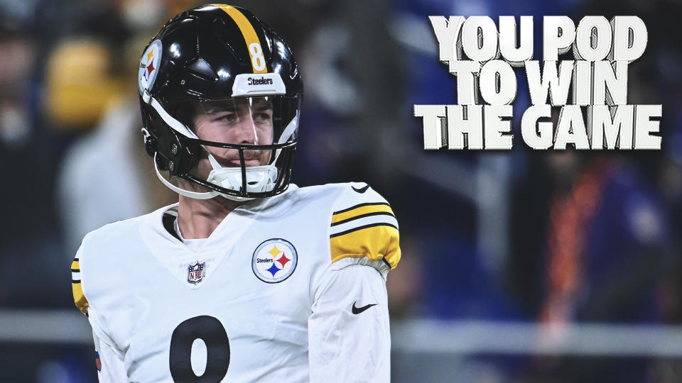 Pittsburgh Steelers QB Kenny Pickett led his team to victory, sustaining playoff hopes with a 16-13 victory over the Baltimore Ravens on Sunday night.  (Photo credit: Tommy Gilligan-USA TODAY Sports)