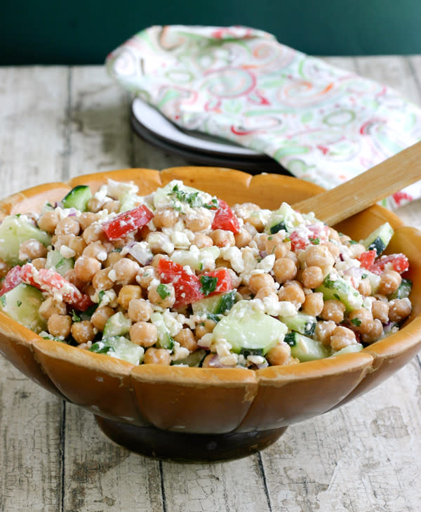 Feta and Chickpea Salad