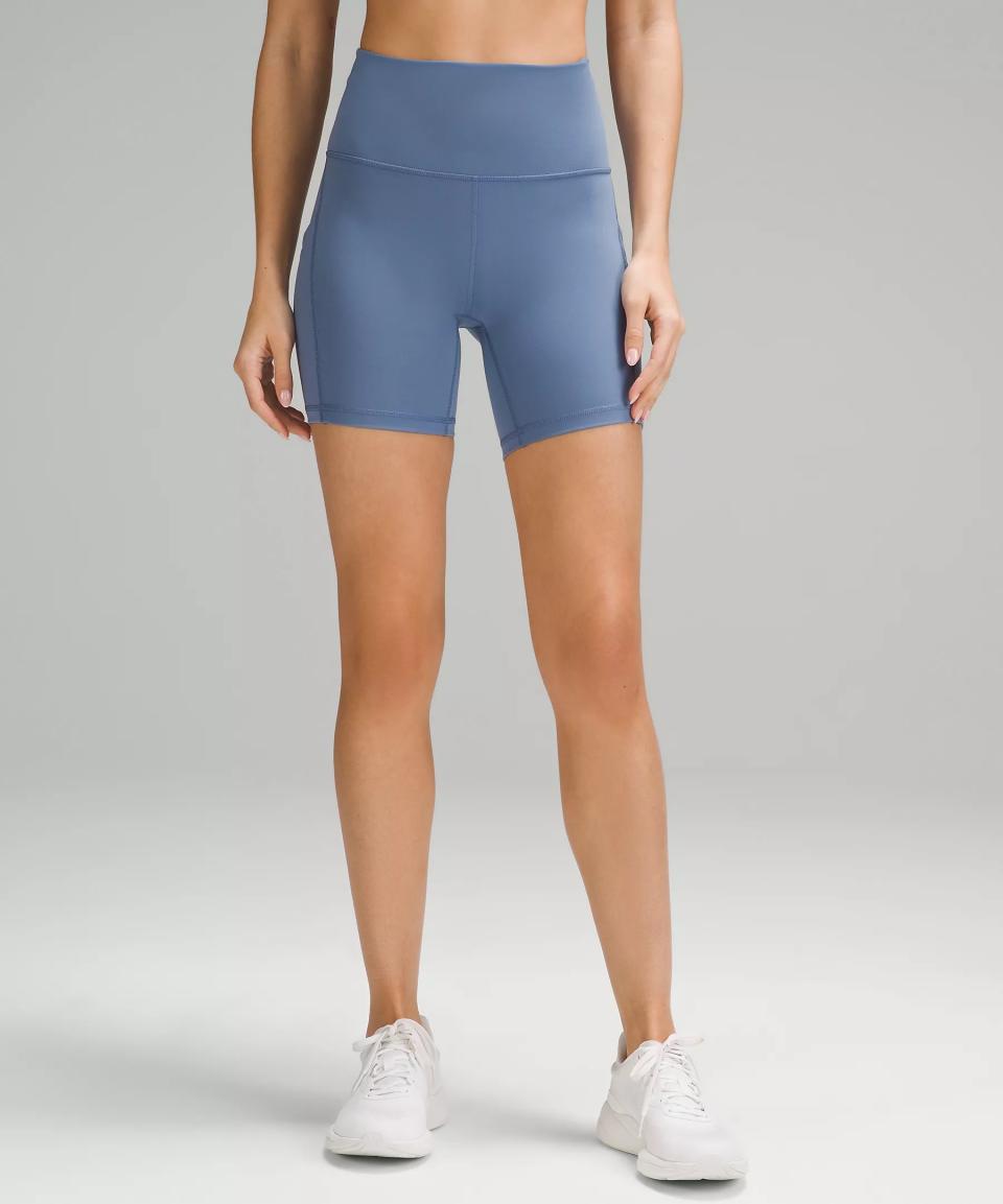 This bicycle shorts feel soft and are made of lululemon's fastest drying fabric.