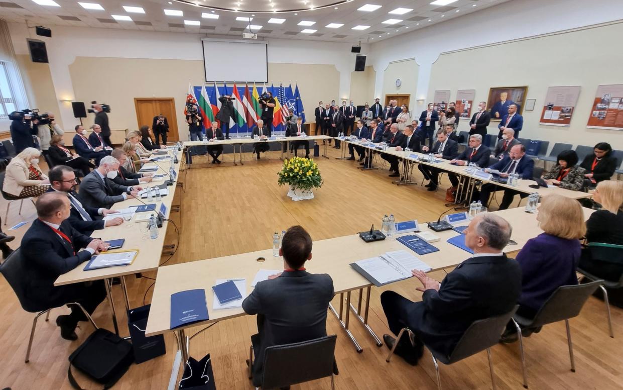 An informal meeting of foreign affairs ministers of NATO's eastern flank takes place in Bratislava, Slovakia - Pavel Neubauer 