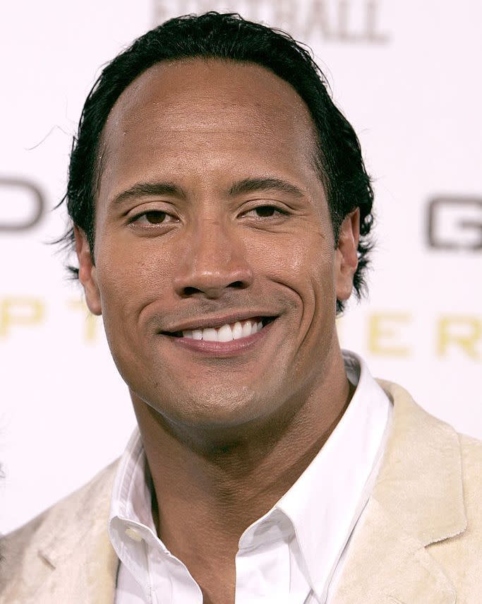 Dwayne "The Rock" Johnson (head of hair)