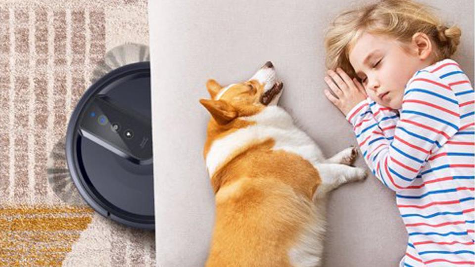 The Eufy 25C Slim robot vacuum promises strong suction power while running with barely a sound.