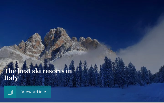 best ski resorts in Italy