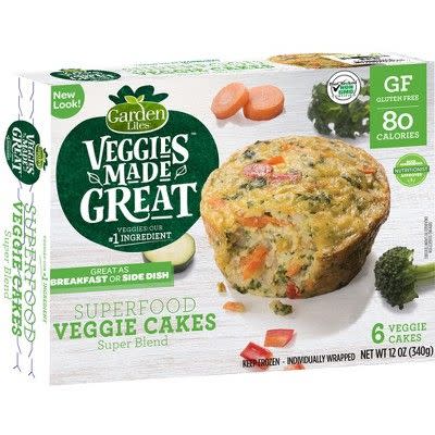 Garden Lites Superfood Blends Frozen Veggie Cakes