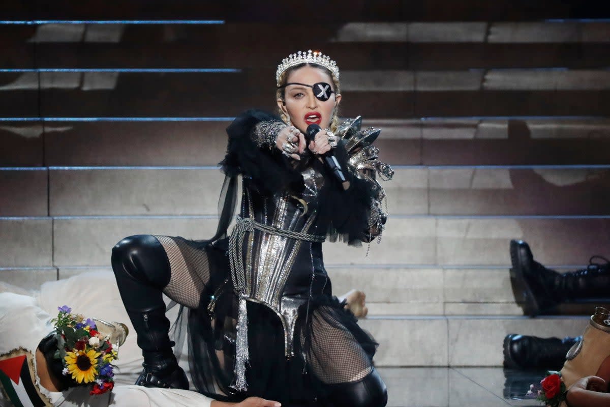 Madonna performing at the Eurovision Song Contest in 2019 (Getty Images)