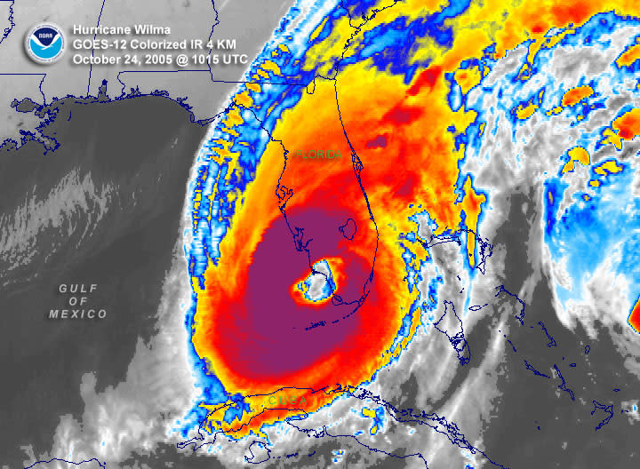 Hurricane Wilma. (Photo: NOAA)