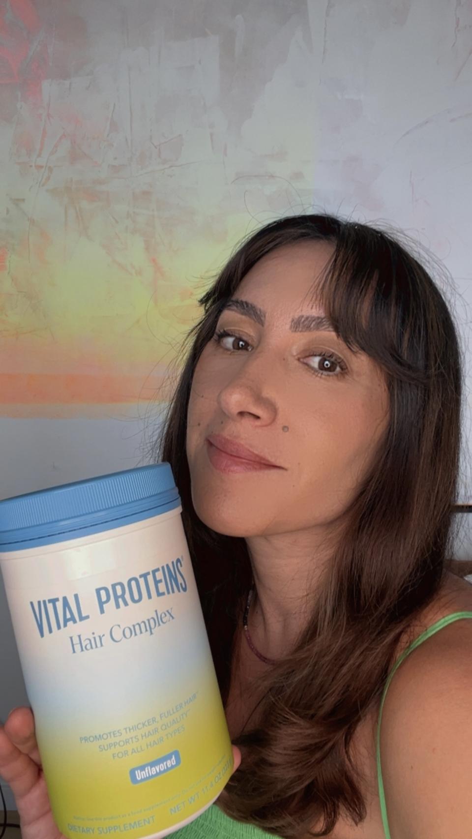 Jen Atkin with Vital Proteins' new Hair Complex.