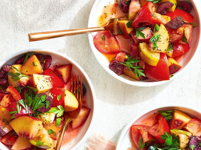 AR Magazine Stone Fruit and Tomato Salad