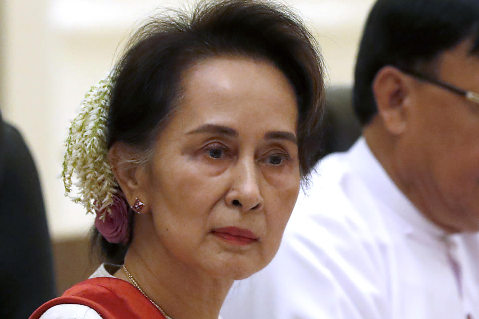緬甸國營媒體1日報導，緬甸軍政府宣布特赦民主派領袖翁山蘇姬。（美聯社資料照）