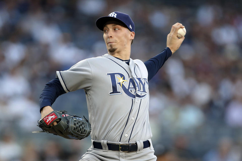 In two-thirds of his 18 starts this season, Blake Snell has allowed zero or one run. (AP)