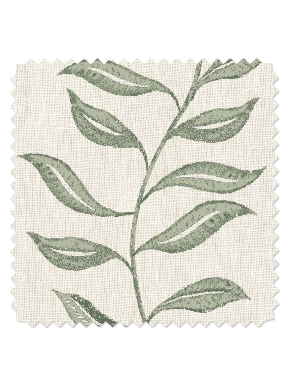 <p><a href="https://www.wallshoppe.com/collections/the-california-collection-by-nathan-turner/products/seneca-linen-fabric-by-nathan-turner-green" rel="nofollow noopener" target="_blank" data-ylk="slk:Shop Now;elm:context_link;itc:0;sec:content-canvas" class="link ">Shop Now</a></p><p>Seneca Linen Fabric </p><p>wallshoppe.com</p><p>$198.00</p>