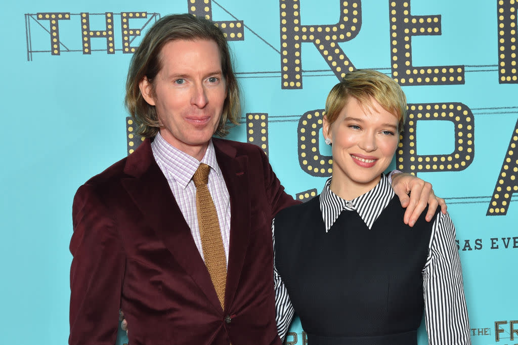 UTA clients Wes Anderson and Lea Seydoux - Credit: Stephane Cardinale - Corbis/Corbis via Getty Images