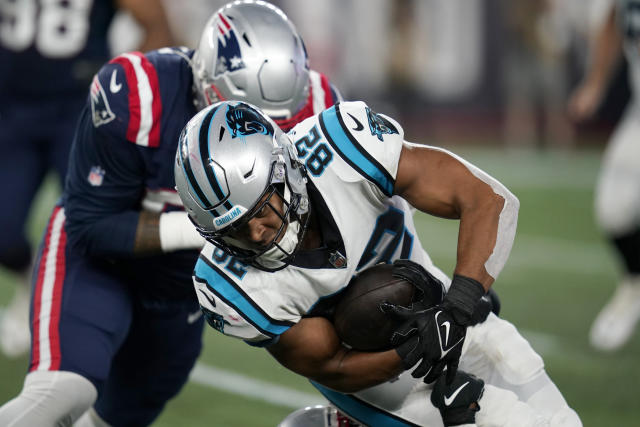 Jones solid, Panthers pause QB battle in Patriots' pre-season win